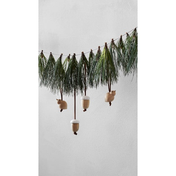 Дървена висяща коледна украса Nordic Tales - Kähler Design-image-1