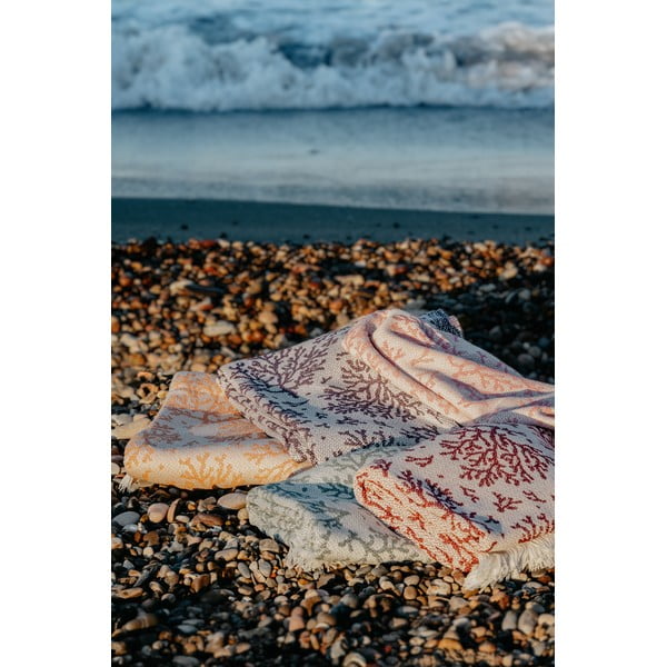 Розово каре с памук Лято , 140 x 180 cm Coral - Euromant-image-4