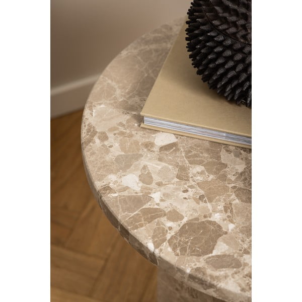 Мраморна кръгла странична масичка ø 50 cm Naxos – Actona-image-2
