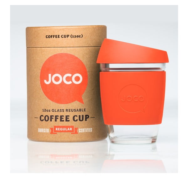 Cestovní hrnek na kávu Joco Cup 340 ml, oranžový-image-2