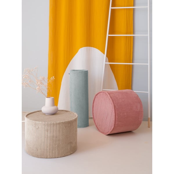 Светлокафяв детски пуф от рипсено кадифе – Wigiwama-image-3