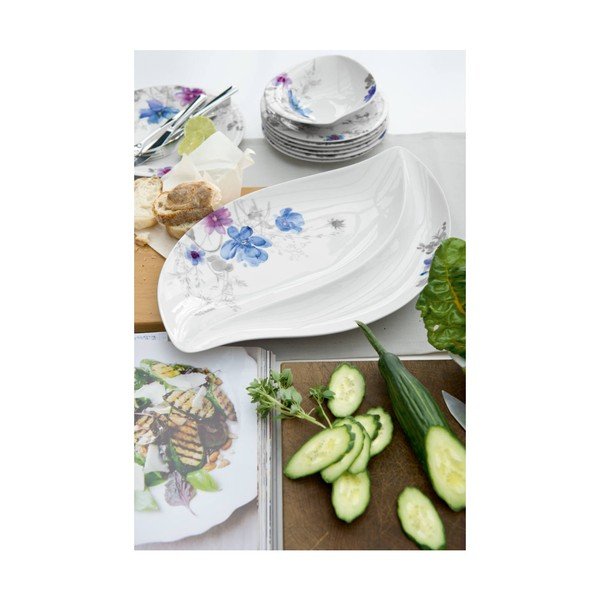 Порцеланов поднос за сервиране с мотиви на цветя Villeroy & Boch Mariefleur Serve, 50 x 30 cm - Villeroy&Boch-image-1