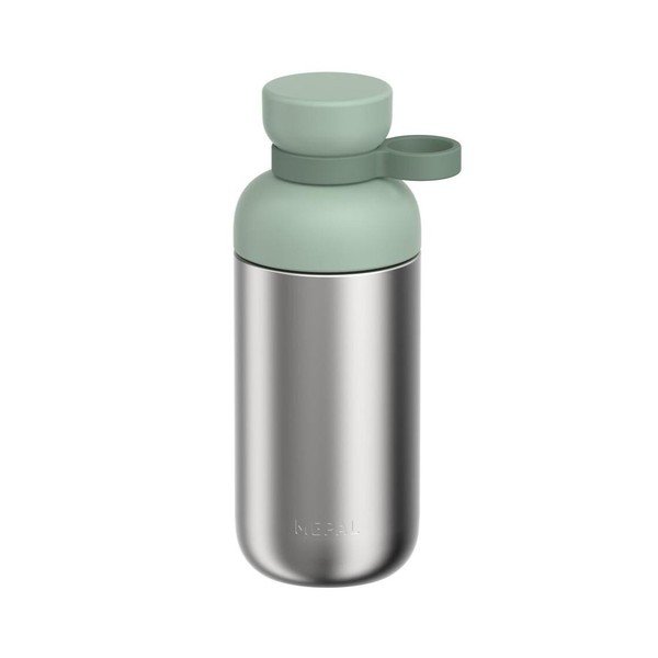 Бутилка  от неръждаема стомана в сребрист цвят/светлозелена 500 ml Vita – Mepal