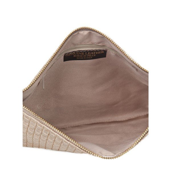 Taupe kožená kabelka Markese Hurton-image-3