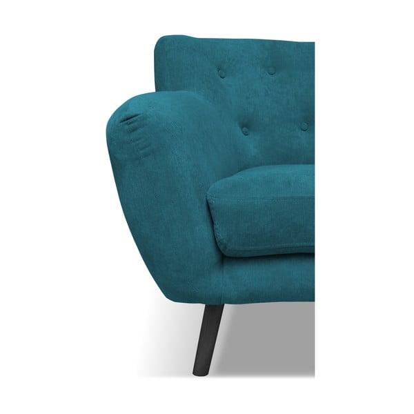 Тюркоазено кресло Cosmopolitan design Hampstead - Cosmopolitan Design-image-1