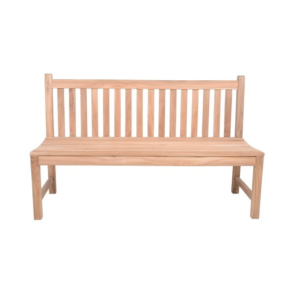 Градинска пейка от масивно дърво в естествен цвят Solo – Garden Pleasure