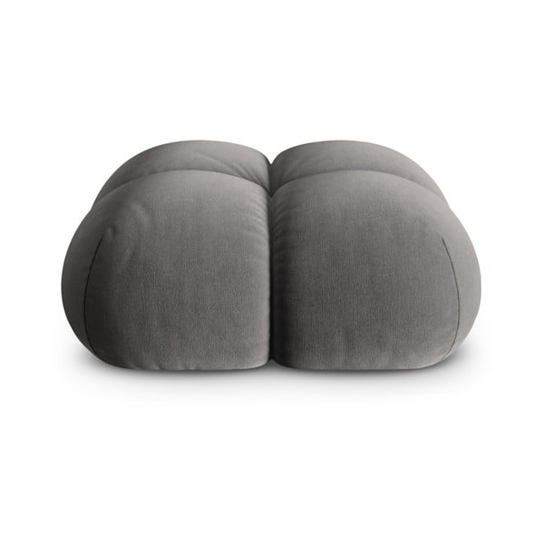 Сива кадифена табуретка Loretto – Cosmopolitan Design