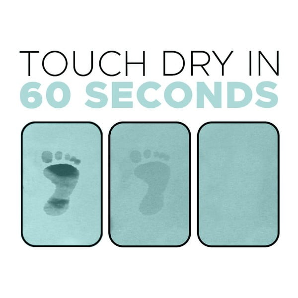 Светлосин килим за баня от диатомична глина 39x60 cm Terrazzo – Artsy Doormats-image-4