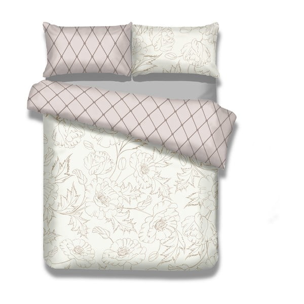 Фланелно спално бельо за единично легло в стил "Арт Нуво", 140 x 200 cm - AmeliaHome