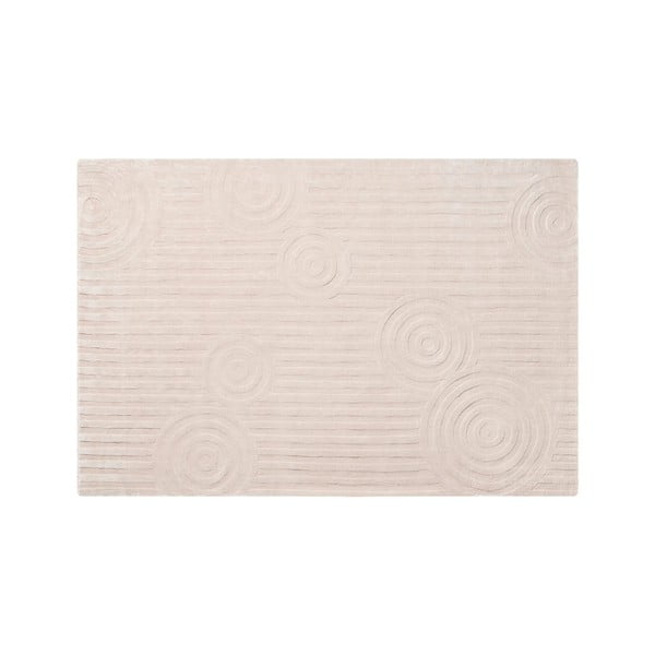 Кремав килим от вискоза 160x240 cm Uzu – Blomus
