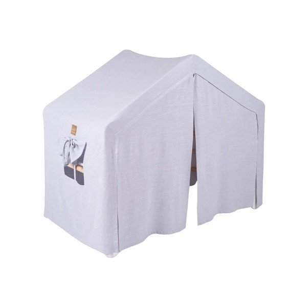 Светлосин/естествен пиклер триъгълник от масивен бор 112x61x94 cm Montessori – Meowbaby-image-4