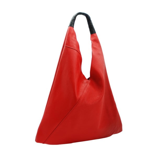 Червена чанта от естествена кожа Karula - Andrea Cardone