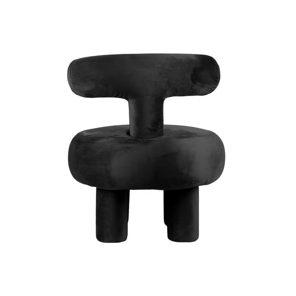 Черно кадифено кресло Abrazo – Leitmotiv-image-3