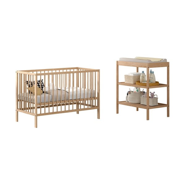 Комплект детски мебели от масивен бук 2 бр. Dino – Vipack