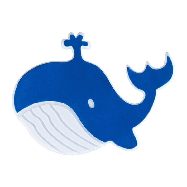 Комплект от 5 сини нехлъзгащи се постелки за баня Whale - Wenko