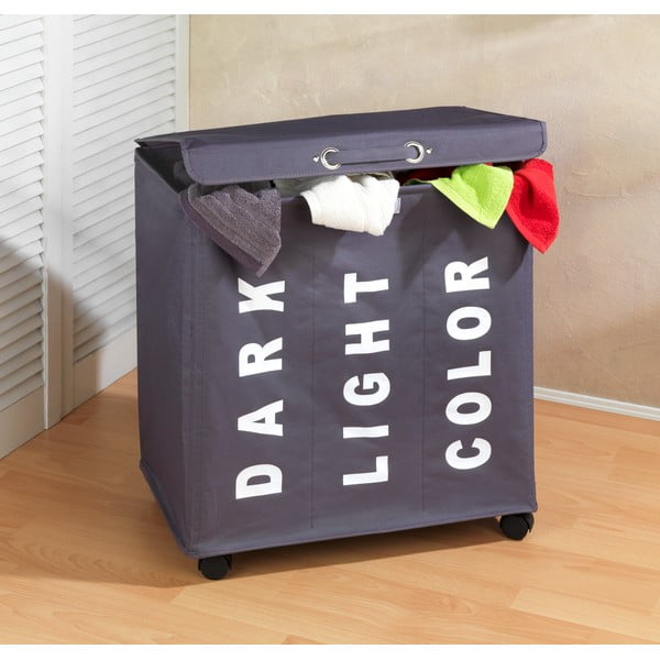 Сив троен кош за пране , 117,6 л Trivo - Wenko-image-1