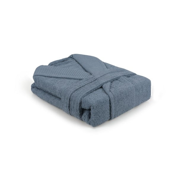 Син памучен халат размер XL Cappa - Foutastic-image-2