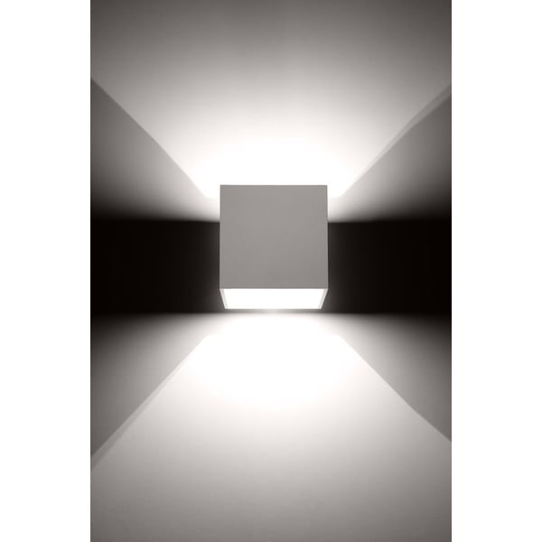 Бяла стенна лампа Geo – Sollux-image-1