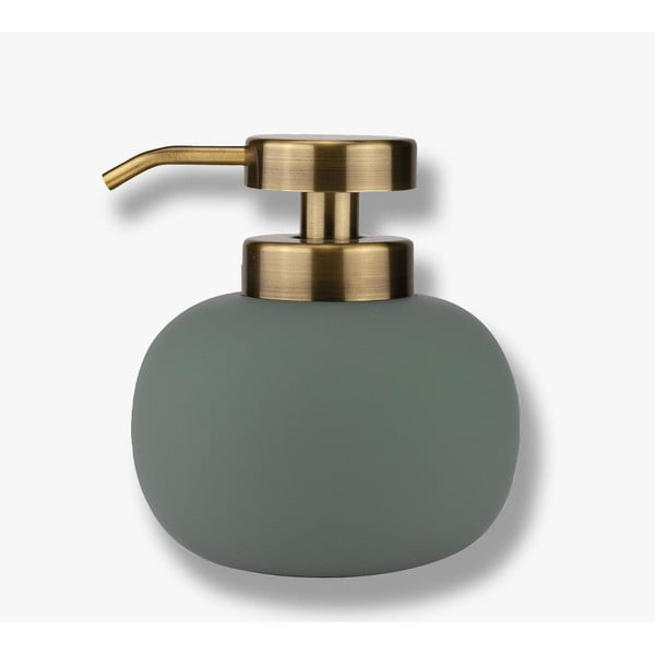 Зелен керамичен диспенсер за сапун 200 ml Lotus – Mette Ditmer Denmark