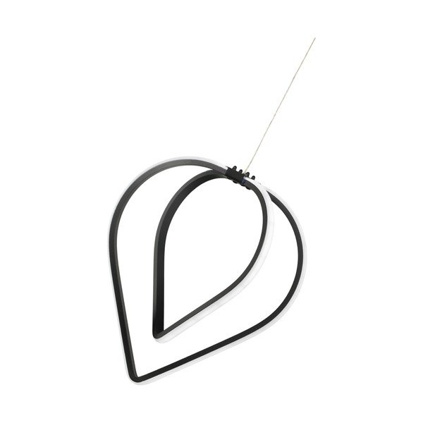 Черно метално LED висящо осветително тяло ø 33 cm Pars – Squid Lighting-image-3