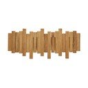 Стенна закачалка от масивен дъб в естествен цвят 3 cm Caltra – House Nordic