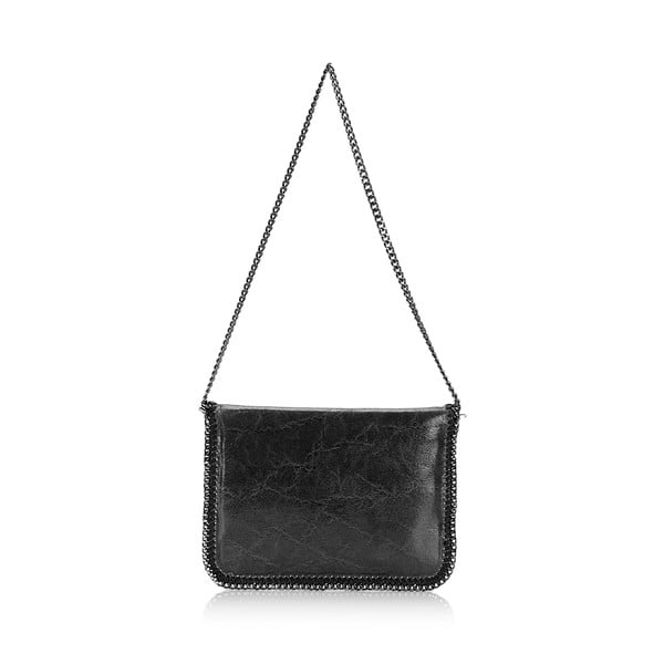 Kožená kabelka Lisa Minardi 109 Black-image-2
