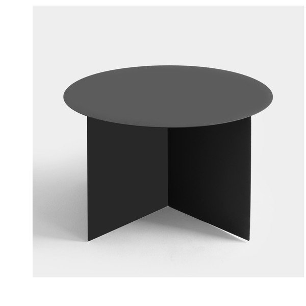 Черна масичка за кафе Custom Form Oli, ⌀ 70 cm - CustomForm-image-1