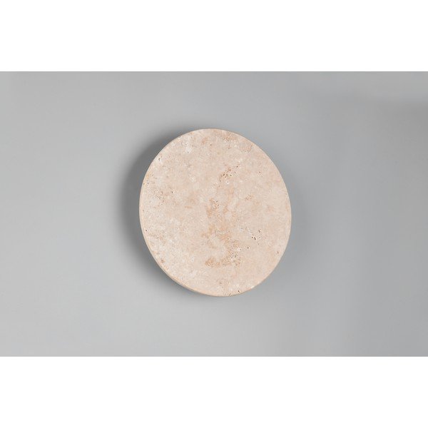 Каменна LED затъмняваща се стенна лампа в матово бял цвят Bobbin – Trio Select-image-3