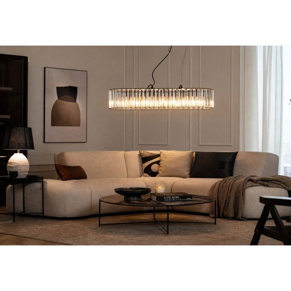 Метално висящо осветително тяло със стъклен абажур Akiko – Premier Housewares-image-3