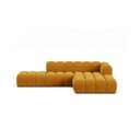 Жълт ъглов диван (десен ъгъл) Lupine – Micadoni Home