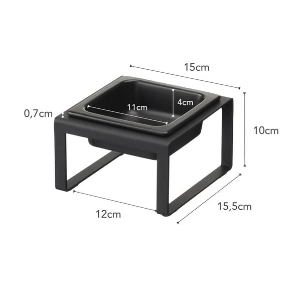 Керамична купа с основа за домашен любимец Tower - YAMAZAKI-image-4