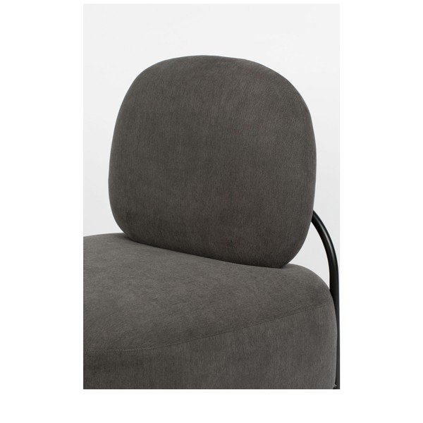 Тъмно сив фотьойл Polly - White Label-image-1