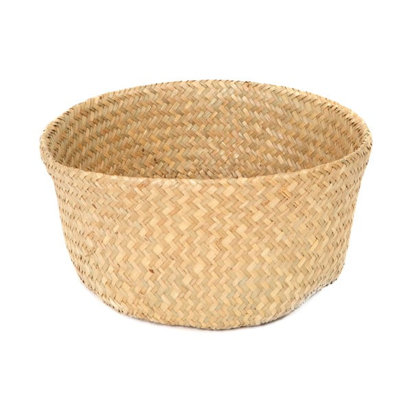 Кошница за съхранение от светла морска трева , ⌀ 27 cm - Compactor-image-4
