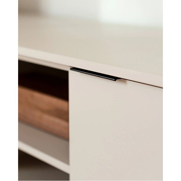 Сиво-бежова маса за телевизор 189x61x42 cm Mod – noo.ma-image-4