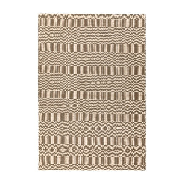 Светлокафяв вълнен килим 100x150 cm Sloan - Asiatic Carpets