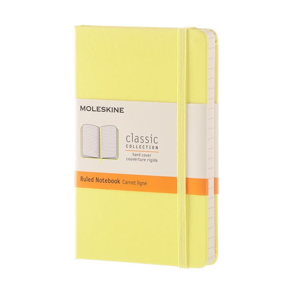 Жълта тетрадка с твърди корици Daisy, 192 страници - Moleskine