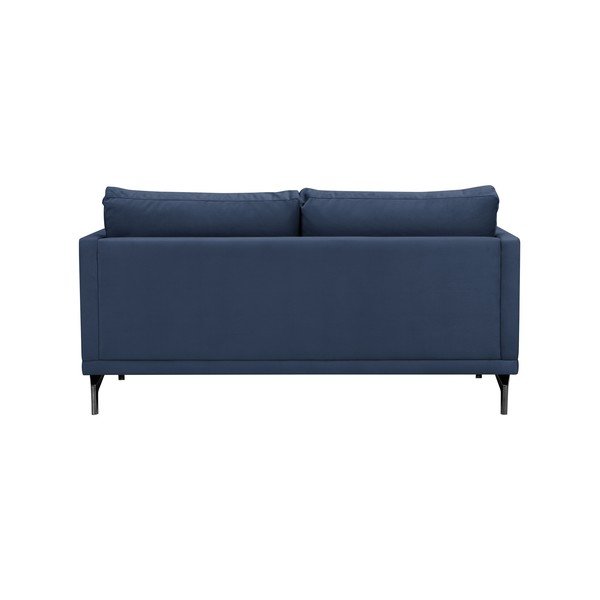 Tmavě modrá pohovka s podnožím v černé barvě Windsor & Co Sofas Jupiter-image-3