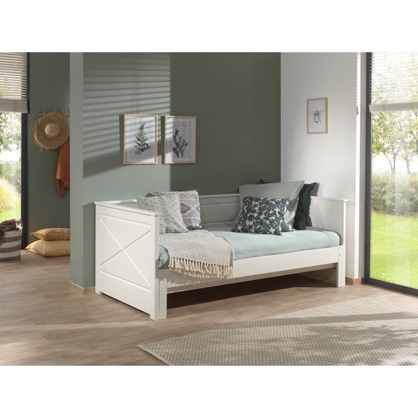 Бяло детско легло 180x200/90x200 cm разтегателно PINO – Vipack-image-4