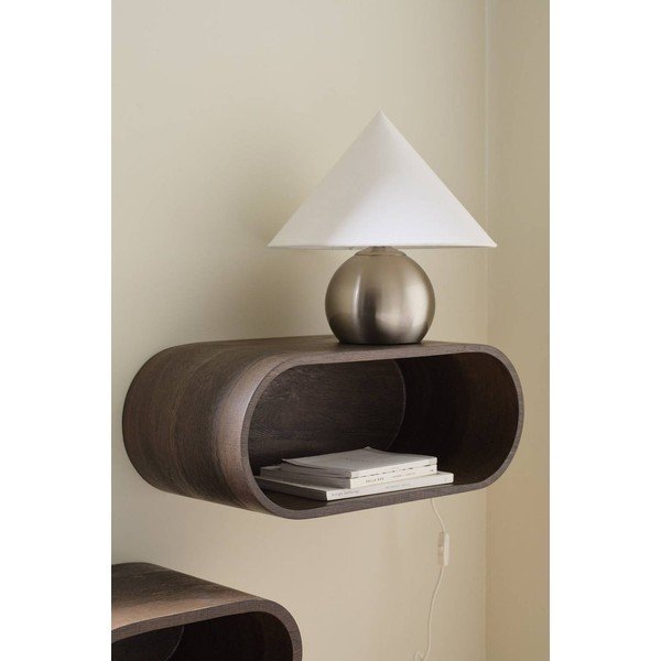 Кафяв стенен рафт от МДФ 60 cm Positano – Ellos Home-image-1