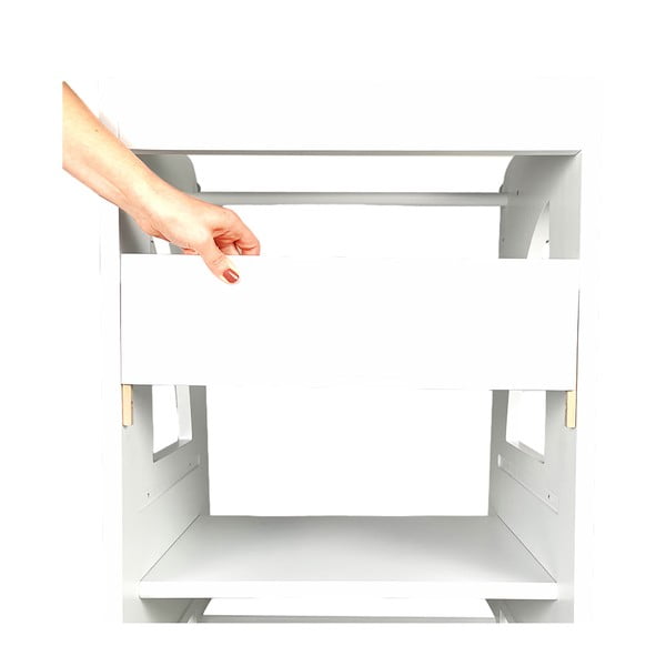 Предна бяла лента към учебната кула Montessori - Rocket Baby