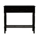 Черна конзолна маса 33x91 cm Heritage - Premier Housewares