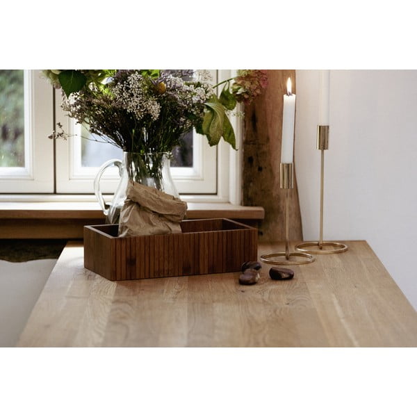 Бамбукова кутия за съхранение в естествен цвят 30x15x8 cm Mera – Wenko-image-2