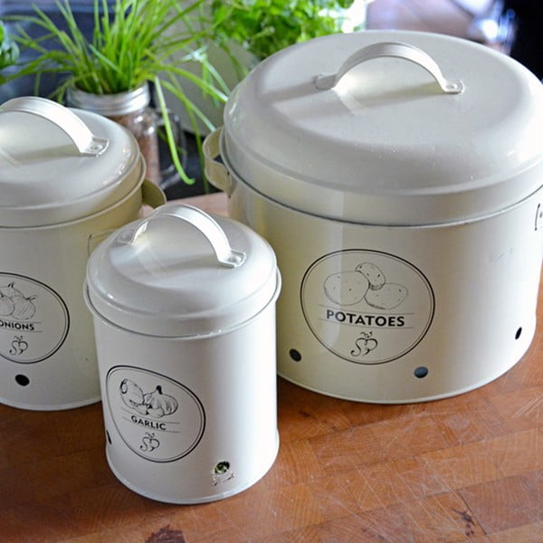 Стоманена кутия за лук и чесън – Esschert Design-image-2