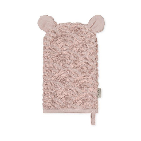 Сиво-розова кърпа от органичен памук 14x22 cm Dusty Rose – Cam Cam Copenhagen