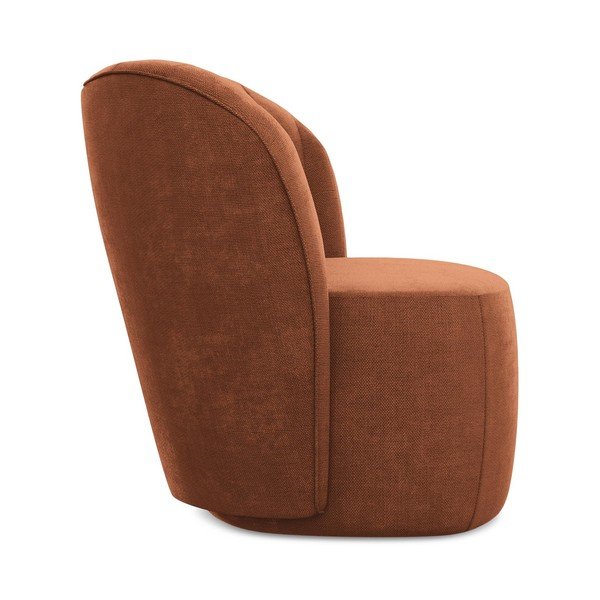 Теракотено шенилово кресло Keloa – Makamii-image-2