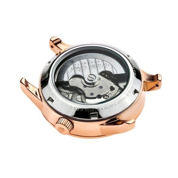 Дамски часовник с бяла каишка от естествена кожа Union - Walter Bach-image-3