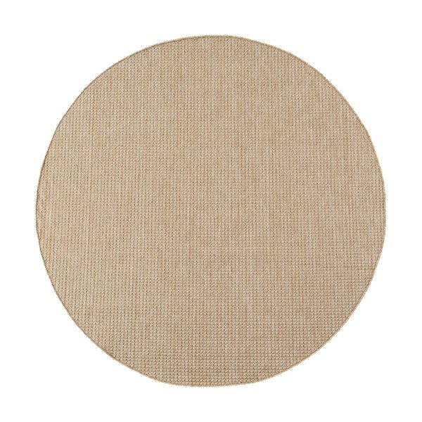 Бежов кръгъл килим за открито и закрито ø 160 cm Mira 1450 – Ayyildiz Carpets