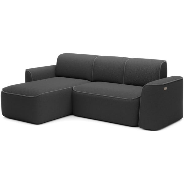 Тъмносив ъглов диван от букле (ляв ъгъл) Ume – ELTAP-image-2