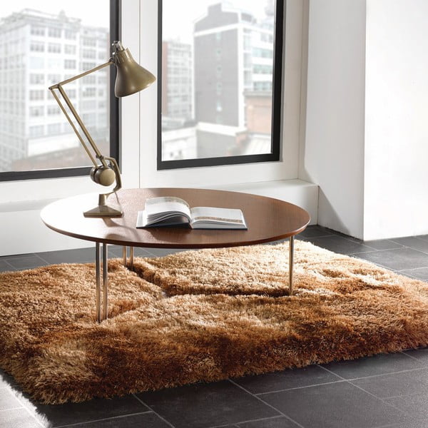Karamelově hnědý koberec Flair Rugs Pearl, 80 x 150 cm