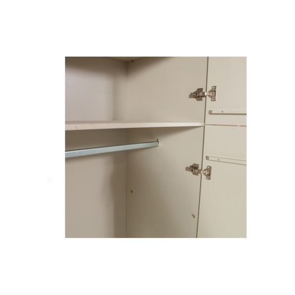 Светлосив гардероб от масивен бор 90x210x55 cm Mees – WOOOD-image-4